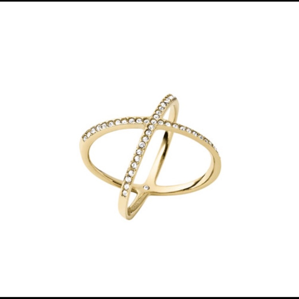 Michael Kors cross cross ring